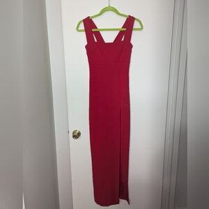 Formal Red Sleeveless Dress Gown